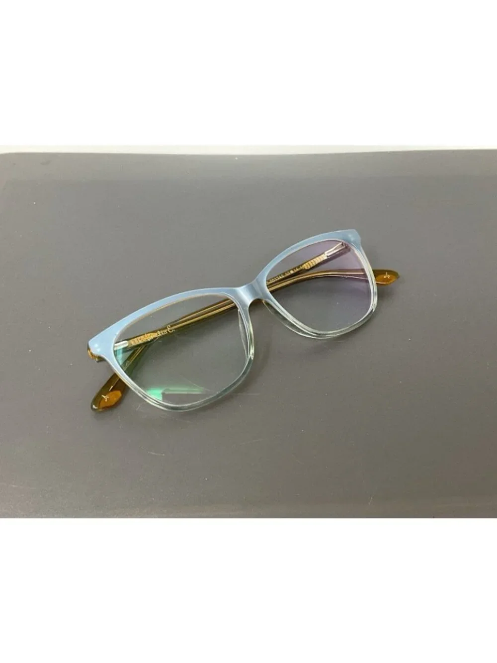 Amelia E 35-001348 Cat Eye Eyeglasses Blue Gradient 55 [] 14-145